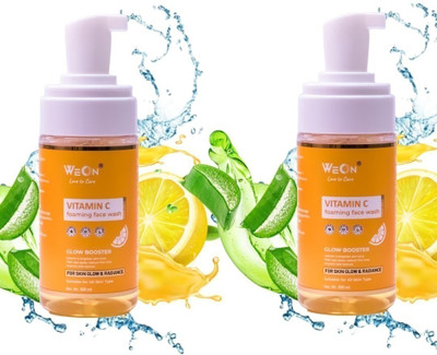 WEON Foaming ,100ml x Pack of 2 Face Wash(200 ml)