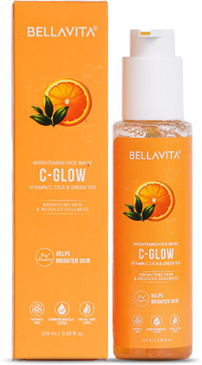 BELLAVITA Vitamin C Glow Facewash for Oil Control, Brightening, Acne & Sensitive Skin Face Wash(100 ml)