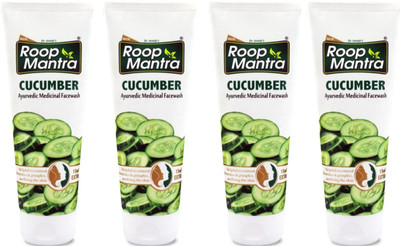 Roop Mantra CUCUMBER AYURVEDIC HYDRATING FACEWASH 100 ML 4 PC Face Wash(400 ml)