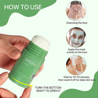 GFSU - GO FOR SOMETHING UNIQUE BEST GREEN MASK STICK FOR FACE Face Wash(40 ml)