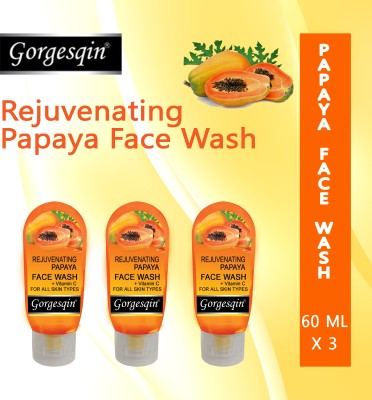 GORGESQIN Moisturizing & Rejuvenating Papaya Face Wash(180 g)