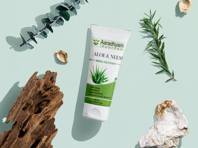 AARADHYAM Aloe vera Neem For Anti Pimple face wash Face Wash(100 ml)