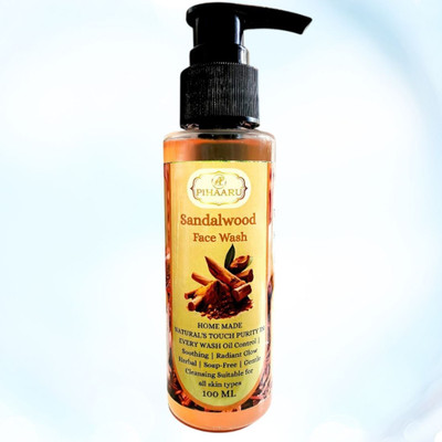 Pihaaru Natural Glow Sandalwood  – 100ml/ Face Wash(100 ml)