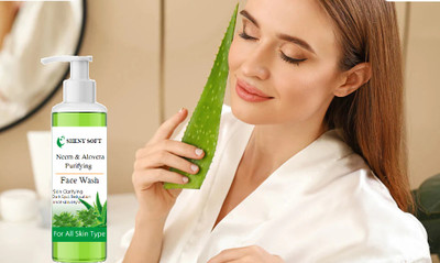 sheny soft Neem Pimple Men & Women ,Acne Prone Spot Removal & Oil Control  Face Wash(200 ml)