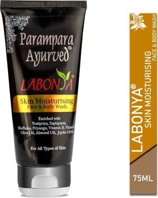 Parampara Ayurved Labonya Moisturizing Face & Body Wash 75ml Pack of 2 Face Wash(150 ml)
