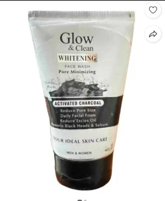 Glow & Clean Glow and Clean Whitening Charcoal  Face Wash(100 g)