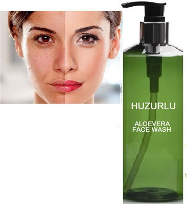 HUZURLU Aloe Vera for Pimples , Dry & Oily Skin ,Hydrating  Face Wash(200 ml)