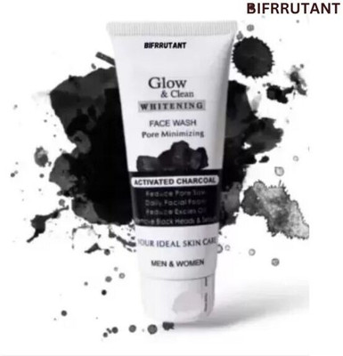 BIFRRUTANT Charcoal for Deep Cleaning - Gel  for Clean & Fresh Skin Face Wash(100 ml)