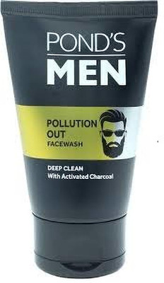POND's Men - Pollution Out Activated Charcoal Deep Clean , 100 g Face Wash(100 g)