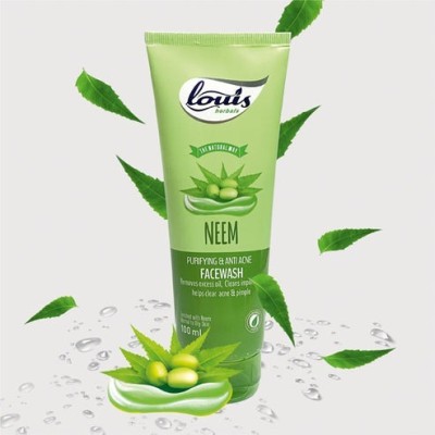 Louis herbals Neem Purifying & Anti-Acne  Pack of 2 Face Wash(100 ml)