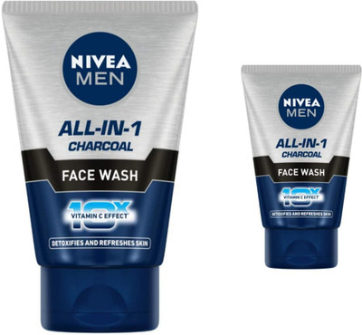 NIVEA All-IN-1  100ml & 50ml (Pack of 2) Face Wash(150 ml)