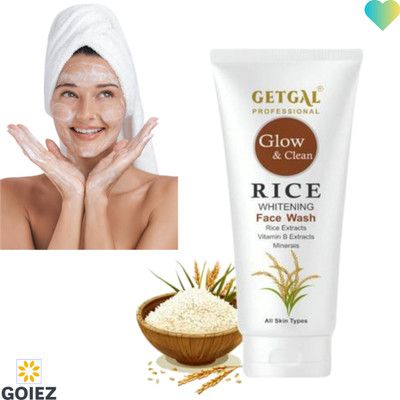 GOIEZ Rice Water Bright  With Gentle Clean And Glow Boost (100ml) Face Wash(100 ml)