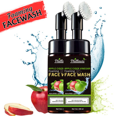 Phillauri Apple Cider Vinegar Deep Cleanse Foaming Face Wash(300 ml)