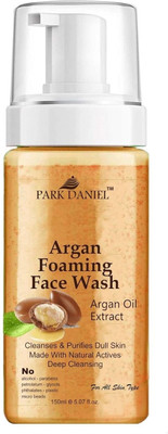 PARK DANIEL Argan Oil Foaming  For Skin Glowing & Healer Normal to Dry Skin 150 ML Face Wash(150 ml)