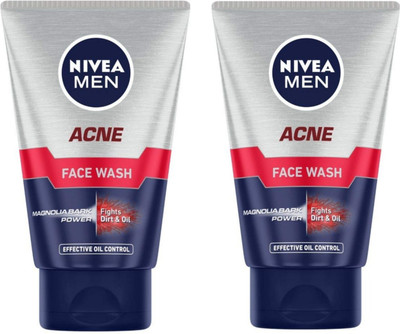 NIVEA Acne 100ml Facewash Set of 2 Face Wash(200 ml)