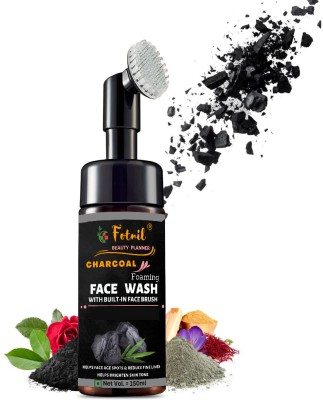 Fotnil Charcoal Foaming FaceWash For Deep Cleaning With Fight Against Pollutant  in 150ml, 1pics. Face Wash(150 ml)