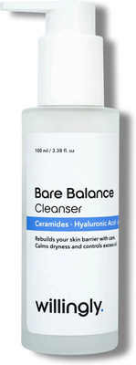 Willingly Hyaluronic Acid Face Cleanser with Ceramides Face Wash(100 ml)