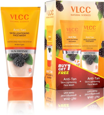 VLCC Anti Tan Skin Lightening Face Wash Buy One Get One(1 Items in the set)