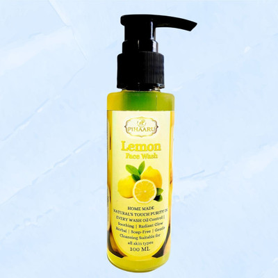 Pihaaru Deep Cleansing Lemon  for All Skin Types – 100ml/ Face Wash(100 ml)