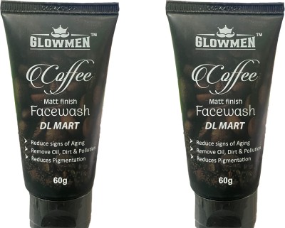 DL MART GLOWMEN FACE WASH PACK OF 2 Face Wash(120 g)