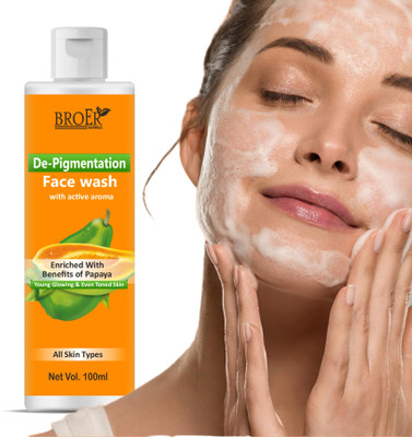 BROER Papaya De-Pigmentation Face Wash(100 ml)