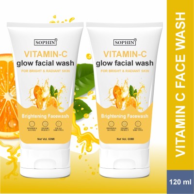 sophin Vitamin C Super Bright Gel for Glowing Skin  Face Wash(120 ml)