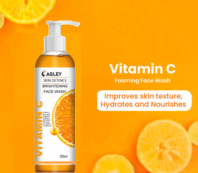 AGLEY fruit Vitamin C | Removes Impurities & Brightens With Orange  Face Wash(200 g)