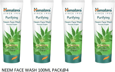 Himalaya Herbals NEEM FACE WASH 100ML PACK OF 4 Face Wash(400 ml)