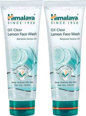 HIMALAYA OIL CLEAR LEMON FACE WASH 100ml (PACK OF 2 ) Face Wash(200 ml)