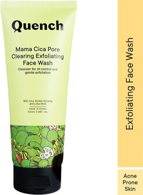 Quench Botanics Pore Clearing  with Cica| Controls Excess Oil & Prevents Acne Face Wash(100 ml)