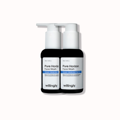 Willingly Kojic Acid & Turmeric  for Bright and Clear Skin (Pack of 2) Face Wash(200 ml)