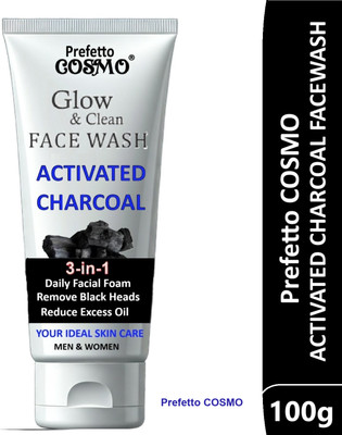 Prefetto COSMO Deep Pore Detox with Charcoal Face Wash(100 g)