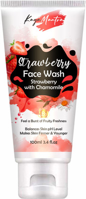 KayaMantra Strawberry  with Strawberry Extracts | For Hydrating & Glowing Skin Face Wash(100 ml)