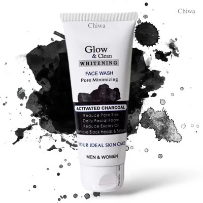 CHIWA Natural Glow & Clean Anti Pimple Activated Charcoal  Bright Comfort Face Wash(100 ml)