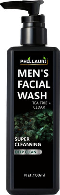 Phillauri Men's  for Pimple Control, Super Cleansing,face wash Oily Skin, 100ML Face Wash(100 ml)
