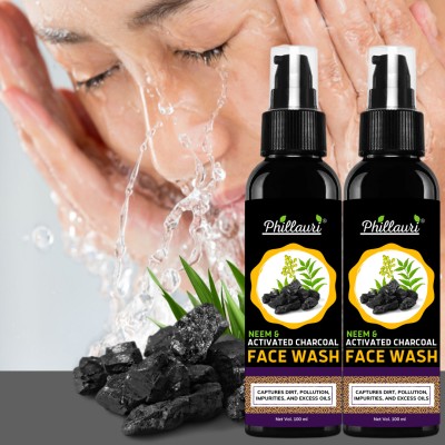 Phillauri Charcoal & Neem Daily Face wash Instant Glow  Face Wash(200 ml)