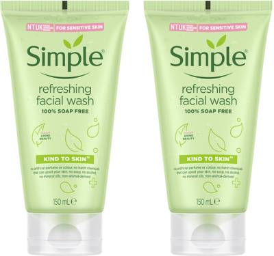 Simple Kind To Skin Refreshing Facial Wash (PACK OF 2) Face Wash