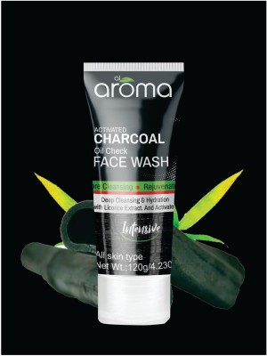 AlAroma Leafs Activated Charcoal  Face Wash(120 g)