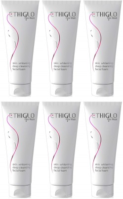 ETHIGLO Skin Whitening  : Pack of 6 Face Wash(70 ml)