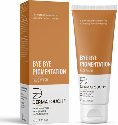 Dermatouch Bye Bye Pigmentation  Niacinamide, Kojic Acid, & Glutathione Face Wash(140 g)