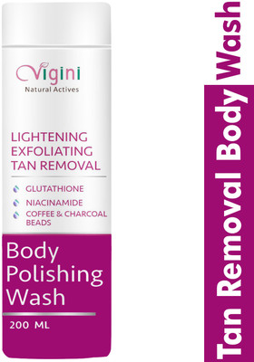 Vigini Skin Brightening Lightening Whitening Glutathione Coffee Tan Remover Body Wash(200 ml)
