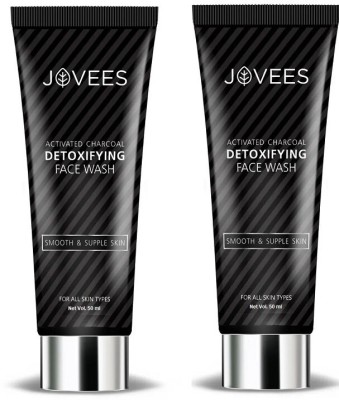 JOVEES Activated Charcoal Detoxifying  (Pack of 2) Face Wash(50 ml)