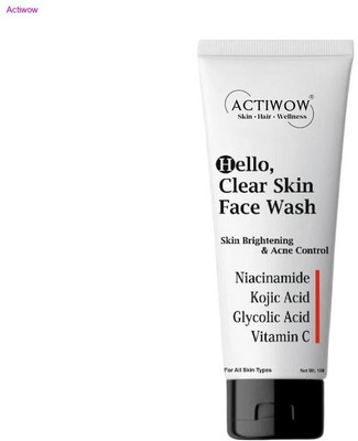 ACTIWOW Hello  Herbal Care Foam for Fresh Bright Face Face Wash(100 ml)