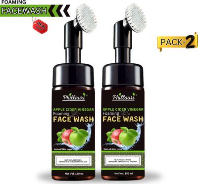 Phillauri Apple Cider Vinegar Foaming - No Parabens, Sulphate  Face Wash(300 ml)