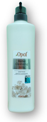 Opal Herbal Cleansing Milk– Deep Pore Cleansing, Nourishing & Hydrating, Enriched with Natural Extracts – Suitable for Face, Hands & Body Face Wash(1000 ml)