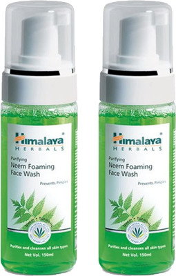 HIMALAYA PURIFYING NEEM FOAMING FACE WASH 150ml(PACK OF 2) Face Wash(150 ml)
