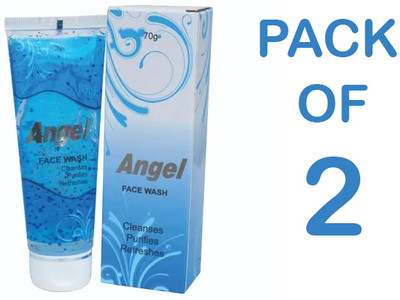 Angel FACE WASH FOR SHINY & OIL FREE SKIN PACK OF 2 Face Wash(140 g)