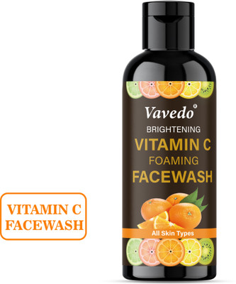VAVEDO Vitamin C Facial Cleanser for Glow and Clean Skin Face Wash(100 ml)