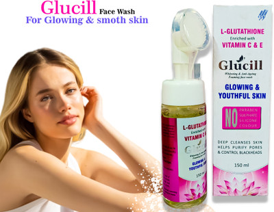 GLUCILL Foaming  Cleanse Deeply Without Stripping the Skin's Natural Moisture Face Wash(150 ml)