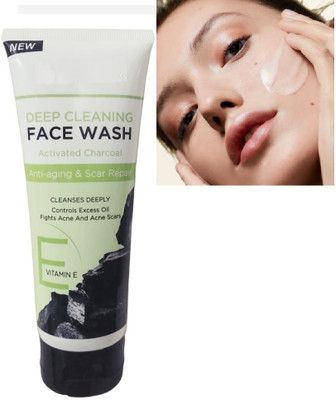 AFARAXIA Use Charcoal with Activated Charcoal for Oil Control  Face Wash(100 g)